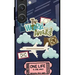 QRIOH Typography Printed Samsung Galaxy S25 Plus 5G Back Case Mobile Accessories-58