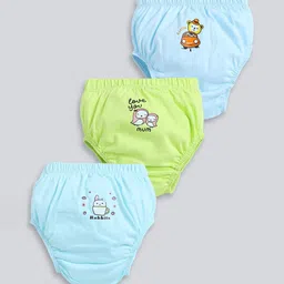 MooNKids Kids Pack Of 3 Printed Pure Cotton Basic Bloomers R1-MK_Bloomer_319-47