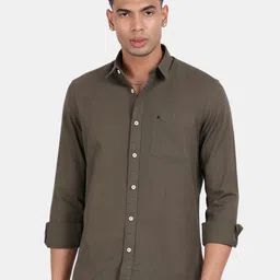 Blu MNKY Smart Slim Fit Spread Collar Casual Shirt-picture-10
