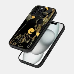 macmerise Cartoon Characters Printed iPhone 16 Pro Bumper Case Mobile Accessories-10