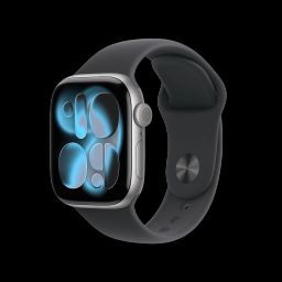 Apple Watch Series 11 GPS with Black Sport Band - S/M (42mm Retina LTPO3 OLED Display, Space Grey Aluminium Case)-picture-5
