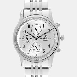 Daniel Klein Exclusive Men Silver-Toned Analogue Watch DK11894-1-image-49
