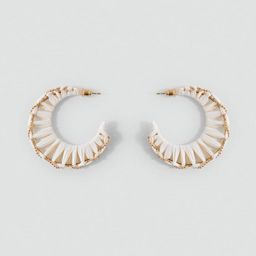 MANGO Circular Half Hoop Earrings-picture-12