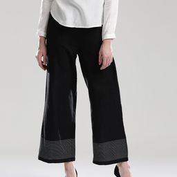 W Women Black Palazzos-image-42