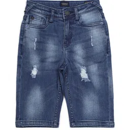 Allen Solly Junior Boys Slim Fit Mildly Distressed Heavy Fade Stretchable Jeans-picture-28