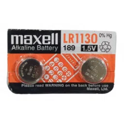 Maxell LR1130 (Original) 1.5V Alkaline Button cell Battery - 2 Pieces Pack-11