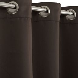 SWAYAM Coffee Brown Set of 2 Window Curtains image 2