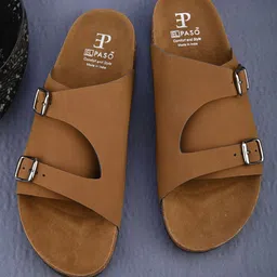 El Paso Men Textured Comfort Sandals-image-29