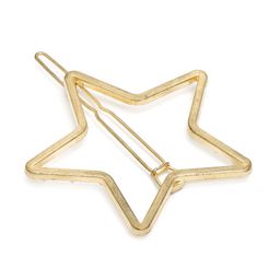 I Jewels Gold-Toned Star Shaped Hair Pin-7