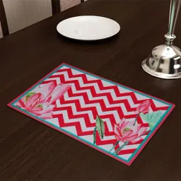 SEJ by Nisha Gupta Pink & White Placemats - Set of 4-22