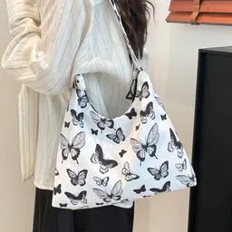 StyleCast x Revolte Printed Half Moon Hobo Bag image 3