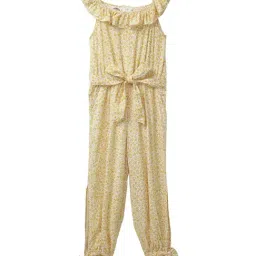 Cub McPaws Kids Yellow Printed Jumpsuit-image-19