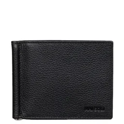 Mai Soli Dollaro Black Casual Leather Money Clip Wallet for Men-image-83