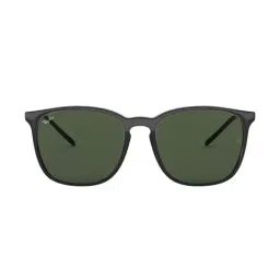Ray-Ban 0RB4387 Dark Green Youngster Square Sunglasses - 56 mm-picture-25