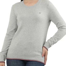 Tommy Hilfiger Grey Regular Fit Sweater-30