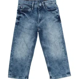 Allen Solly Junior Blue Solid Jeans-picture-20