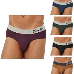 Freecultr Multicolor Comfort Fit Briefs - Pack of 5-picture-5