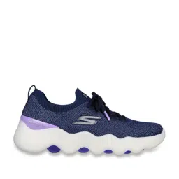 Skechers Women's GO WALK MASSAGE FIT - UPSURGE Navy Lavender Walking Shoes-image-5