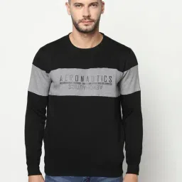 Crimsoune Club Black Regular Fit Printed Sweatshirt-picture-30