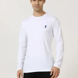 Masculino Latino White Cotton Regular Fit T-Shirt-picture-17