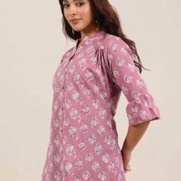 Libas Mauve Printed Kurti image 3