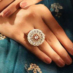 Priyaasi Classic Gold Brass Rings-picture-21