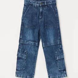 Fame Forever by Lifestyle Boys Regular Fit Mid-Rise Low Distress Light Fade Jeans-picture-40