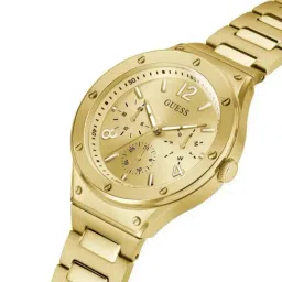 GUESS SCOPE Men Round Gold Tone Dial Analog Watch - GW0454G2 image 2