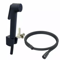 RN ABS Black Finish Health Faucet Set with 1.25 m Connecting Pipe Length, 5405-picture-24