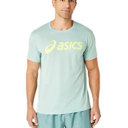 Asics Green Regular Fit Printed Sports T-Shirt-image-62