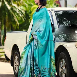 DIVASTRI Floral Printed Saree-image-83