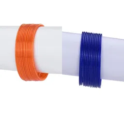 1ST TIME Set Of 24 Orange Alloy Bangles-picture-45