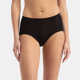 Jockey Full Coverage Tencel Lyocell Elastane Mid Waist Full Brief StayFresh Treatment-JW03-image-78
