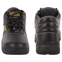Elecant Steel Toe Lace-Up Safety Shoes High Ankle Size UK 10 Black, Warrior-Black-10-image-59