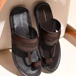 Louis Stitch Men's Brown Toe Ring Sandals-picture-27