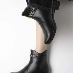 Shoetopia Kids Black Casual Boots-image-79