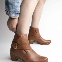 Shoetopia Kids Tan Casual Boots-image-55