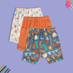MINIKLUB Multi New Born And Baby Boys Shorts-picture-26