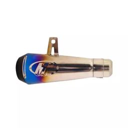 RA Accessories M4Multi Stainless Steel Bike Exhaust for Hero Karizma R-image-3