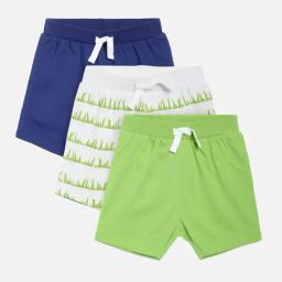MINIKLUB Multi New Born And Baby Boys Thigh Length Shorts-picture-23