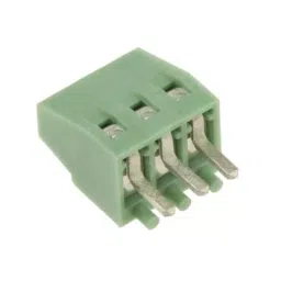 RS PRO 3 Pin PCB Terminal Block 2.54 mm Pitch Screw Termination, 7901092-29