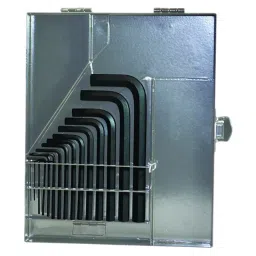 Bondhus ProGuard Allen Hex Key in Metal Box Short Type Protanium Steel 0.028 to 5/8 inch Size, 12339 (Set of 18)-picture-5