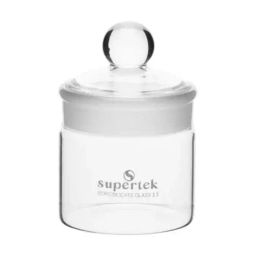 Supertek 50 ml Borosilicate Glass 3.3 Weighing Bottle Squat Form, 12.136.5050 (Pack of 10) image 2