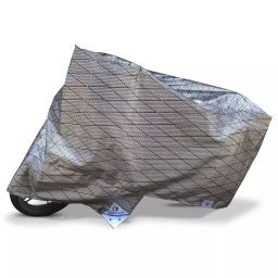 TUFFPAULIN Waterproof 2-Wheeler Silver Printed Bike Body Cover-27