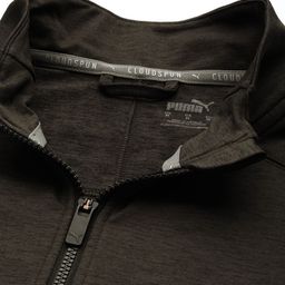 Puma Men Charcoal Grey Solid Cloudspun Full-Zip Front-Open Training Sweatshirt image 4