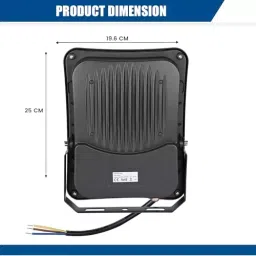 GIGAWATTS Smart Bright LED Flood Light 100 W IP66 Multi-Functional Cool White, GW-FL02 image 2