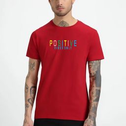 HESHA Typography Printed Round Neck Pure Cotton T-shirt-picture-37