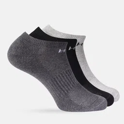 HRX by Hrithik Roshan Men Pack Of 3 Patterned Ankle-Length Socks-6