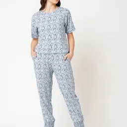 ESTERIA Printed Top with Jogger Co-Ords-image-1