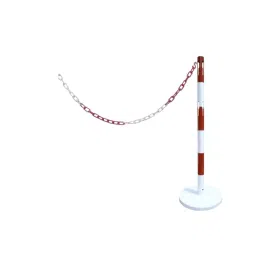 RS PRO Red & White Steel Barrier Post, 2m, Red, White Tape Model No 1745950-image-39